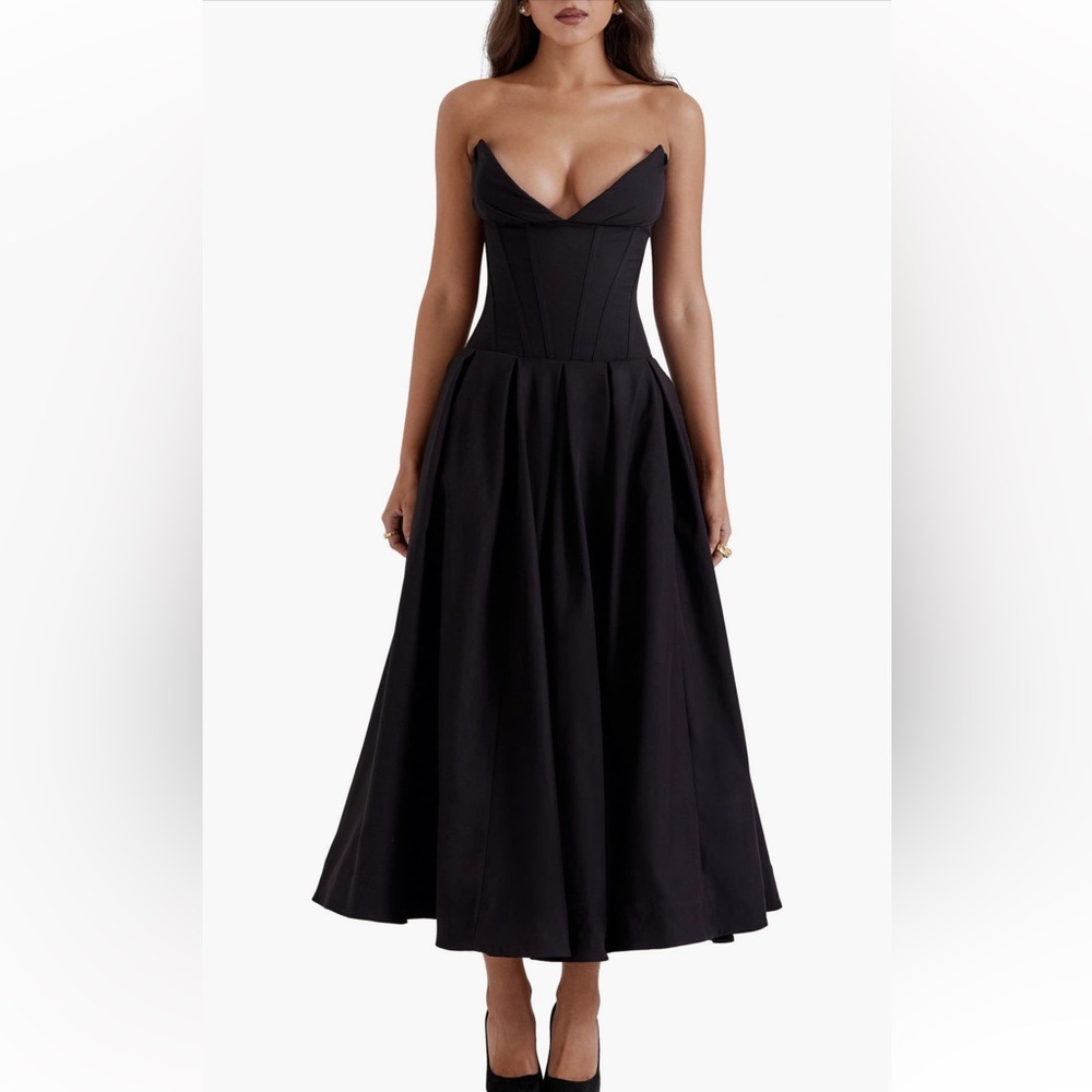 House of CB ‘Lady’ Strapless Midi Dress